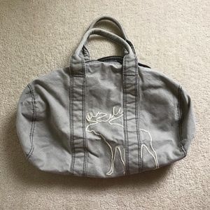 abercrombie Gray Duffel Bag